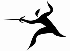 Asian Games 2010 Fencing Logo