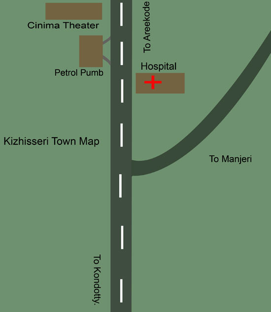 Kizhisseri Map Kizhisseri Map