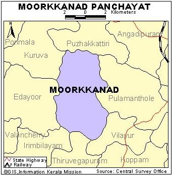 Moorkkanad Pachayat Map