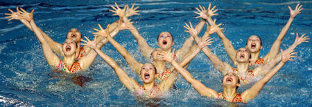 Aquatics Synchronized Swimming
